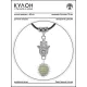 Амулет Хамса с синт.камнем Оникс MKA-4007-11