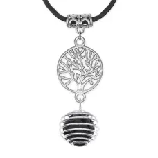 Амулет Дерево жизни с нат.камнем Лава MKA-4009-05