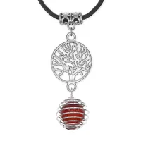 Амулет Дерево жизни с нат.камнем Сердолик MKA-4009-13