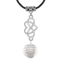 Амулет Бесконечная любовь с нат.камнем Жемчуг речной MKA-4010-09