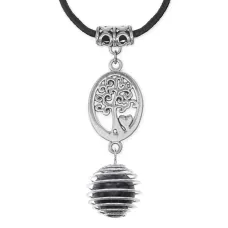 Амулет Дерево жизни с нат.камнем Лабрадор MKA-4012-04