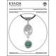 Амулет Дерево жизни с синт.камнем Малахит MKA-4012-08