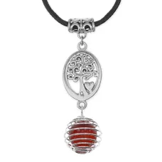 Амулет Дерево жизни с нат.камнем Сердолик MKA-4012-13