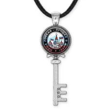 Кулон Ключ Наша Россия - лучшая в мире ALKK-0089