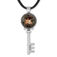 Кулон Ключ Семь раз отпей, один раз отъешь ALKK-0130