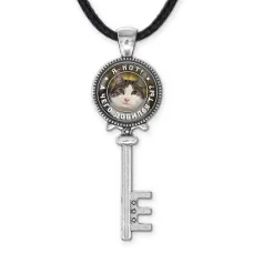 Кулон Ключ Я кот. А чего добился ты? ALKK-0355