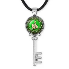 Кулон Ключ Хорошо там, где мы есть ALKK-0370