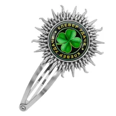 Заколка Клевер удачи HZG-0005