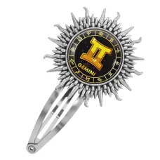 Заколка Знаки Зодиака - Близнецы HZG-0026