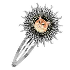 Заколка Кот (делаю, что хочу) HZG-0068