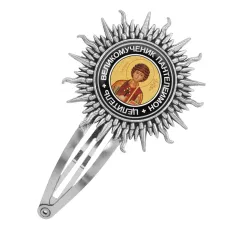 Заколка Святой великомученик и целитель Пантелеимон HZG-0096