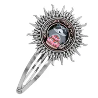 Заколка Все полезно, что в рот полезло HZG-0119