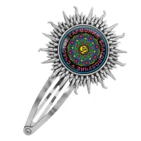 Заколка Мандала Ом HZG-0141