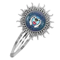 Заколка Два лебедя HZG-0161