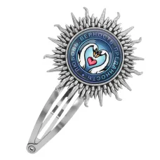 Заколка Два лебедя HZG-0161