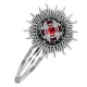 Заколка Крест с глазом HZG-0196