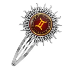 Заколка Знаки Зодиака - Близнецы HZG-0295