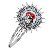 Заколка С Днем семьи, любви и верности HZG-0409