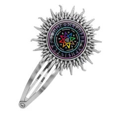 Заколка Викканское колесо года HZG-0476