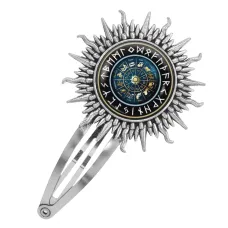 Заколка Астрологическая мандала HZG-0478