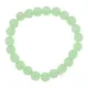 Браслет из стекла, 8мм, цвет светло-зеленый BS744-04
