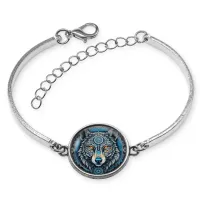 Браслет металлический Волк BSI-0001