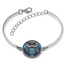 Браслет металлический Сова BSI-0002
