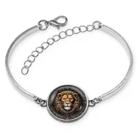 Браслет металлический Лев BSI-0013