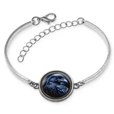 Браслет металлический Ворон BSI-0015