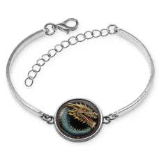 Браслет металлический Дракон BSI-0020