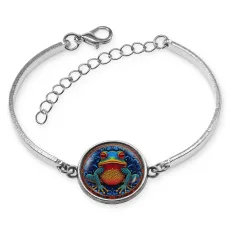 Браслет металлический Лягушка BSI-0022