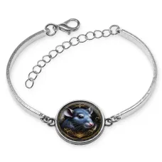 Браслет металлический Крыса BSI-0029