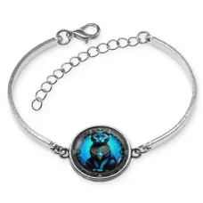 Браслет металлический Кошка BSI-0055