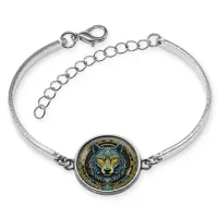 Браслет металлический Волк BSI-0056