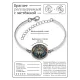 Браслет металлический Волчица BSI-0057