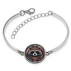 Браслет металлический Енот BSI-0060