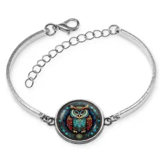 Браслет металлический Сова BSI-0061