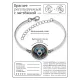 Браслет металлический Медведь BSI-0064