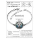 Браслет металлический Медведь BSI-0065