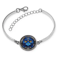 Браслет металлический Кошка BSI-0071