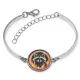 Браслет металлический Огненный енот BSI-0078
