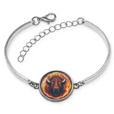 Браслет металлический Огненный бизон BSI-0081