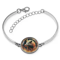Браслет металлический Огненный кабан BSI-0082