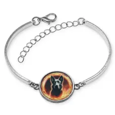 Браслет металлический Огненная собака BSI-0098