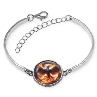Браслет металлический Огненный феникс BSI-0101
