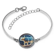 Браслет металлический Звездная корова BSI-0103