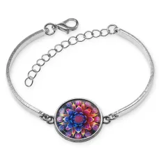 Браслет металлический Вселенский узор BSI-0150