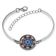 Браслет металлический Восьмиконечная звезда BSI-0152