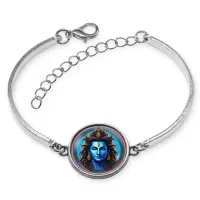 Браслет металлический Шива неон BSI-0184