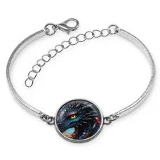 Браслет металлический Космический дракон BSI-0188